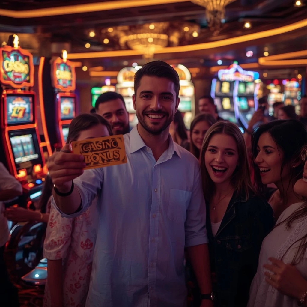 una persona con un bono de Alegrebet Casino
